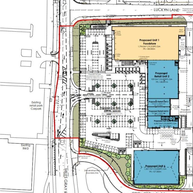 Diagram of St Hilary Retail Park Basildon