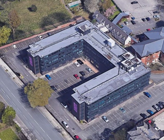 Burlington House building in Crosby