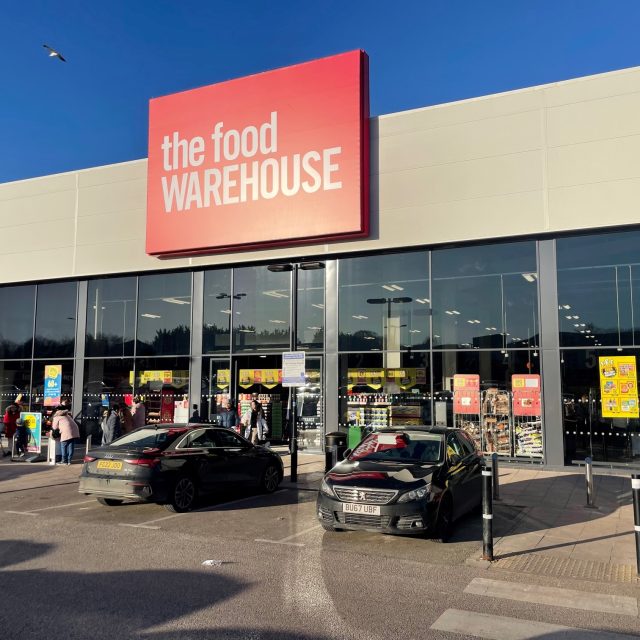 the food warehouse building in derby