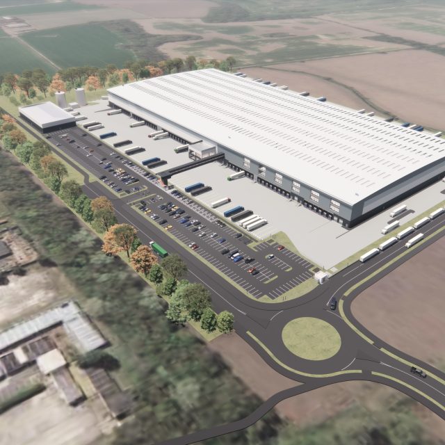 Image of Iceland warehouse from a birds eye view