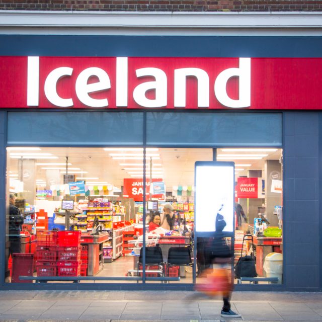 Iceland exterior sign